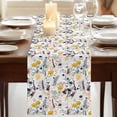 thumbnail image 3 of Wildflowers Blossom Table Runner, Spring Farmhouse Botanical Floral Washable Cotton Linen Table Runners 120 Inches Long, Dresser Scarf Runner for Dining/Living Room/Kitchen/Square Tables 13''x120'', 3 of 9