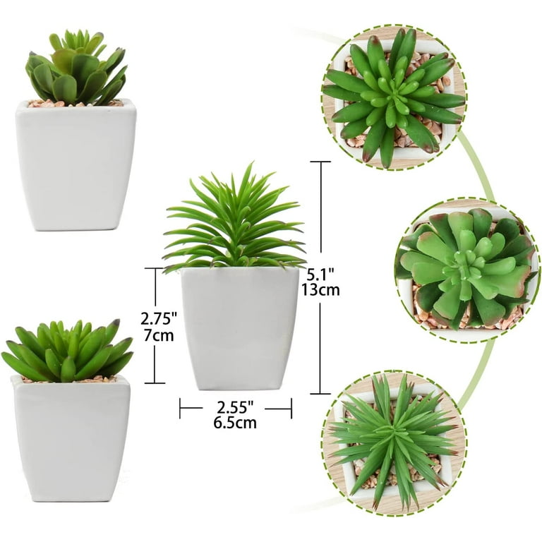 Mini Artificial Succulent Plant Fake Foliage Plastic Container Garden Home Decor Mini Artificial Succulent Plant Fake Foliage Plastic Container Garden Home Decor