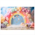 thumbnail image 1 of 210X150cm Telones de Fondo de Fiesta del Día de San Valentín Europeo Americano Globo Rosas Corazón Rosa Banner Fotografía Telones de Fondo, B, 1 of 8