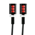 thumbnail image 2 of Pair Of License Plate Light,12V 3LED Universal Car Motorcycle License Number Plate Screw  Light Lamp, 2 of 8