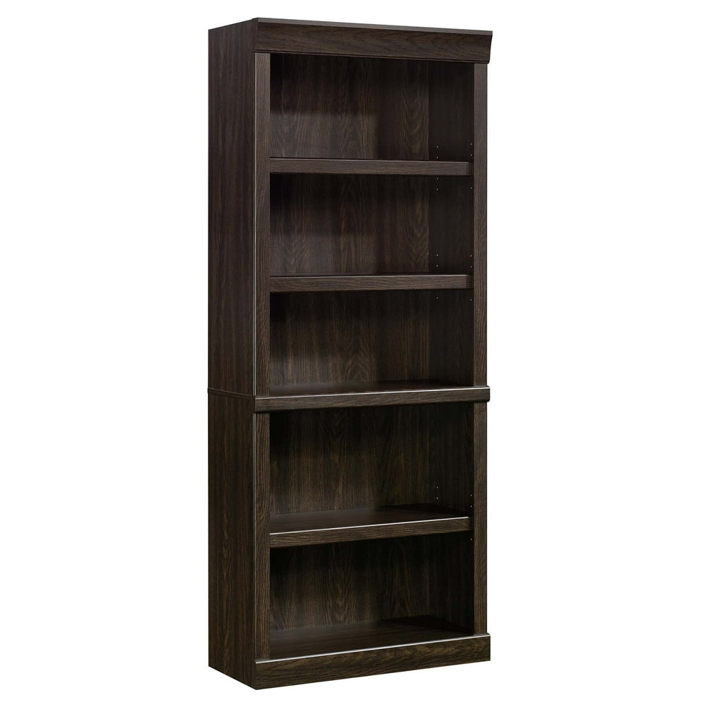 Better Homes & Gardens Glendale 5 Shelf Bookcase, Dark Oak Finish