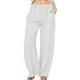thumbnail image 1 of Pantalones de pierna ancha Sonducket para mujer casuales Blanco S, 1 of 6