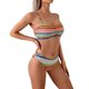 thumbnail image 4 of Xuyuer Women's Sun Protection Cover-Up Tassel Four-Piece Swimsuit Set,Beachwear for Swimming, Resort Vacations and Summer Holiday Essentials, 4 of 5