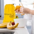 thumbnail image 6 of Banana Fruit Vegetables Storage Bag Reusable Stay Fresh Drawstrings G7U0, 6 of 9