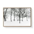 thumbnail image 3 of wall26 Floating Framed Canvas Wall Art for Living Room, Bedroom Black and White Tree Art Canvas Prints for Home Decoration Ready to Hang - 16x24 inches, 3 of 4