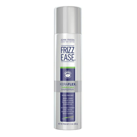 John Frieda Frizz Ease KeraFlex Flexible Hold Hairspray, 13 (Best Drugstore Frizz Hair Products)