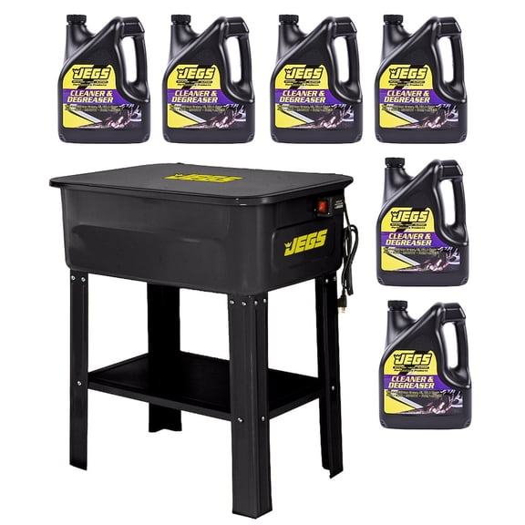 JEGS 81525K Parts Washer Kit 20-Gallon Tank Includes: Parts Washer 6 One Gallon