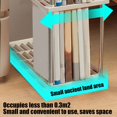 thumbnail image 4 of WRKEKC Clearance 4-Tier Ventilated Plastic/Metal Shelving Unit, Multi-Purpose Storage Rack for Pantry/Laundry/Basement (16.14×8.46×31.3in), 4 of 6