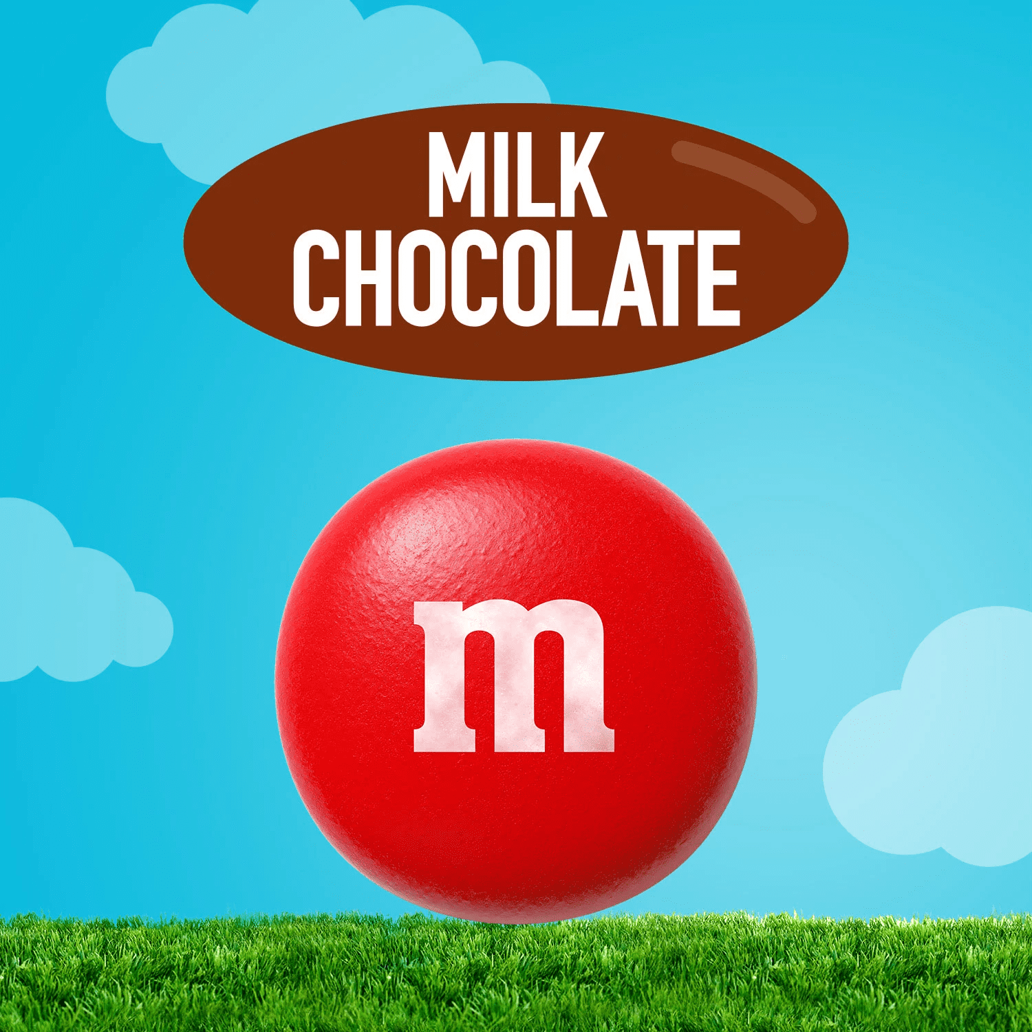 M&M'S Milk Chocolate Candy, Full Size Bulk Candy, 48 ct./1.69 oz.