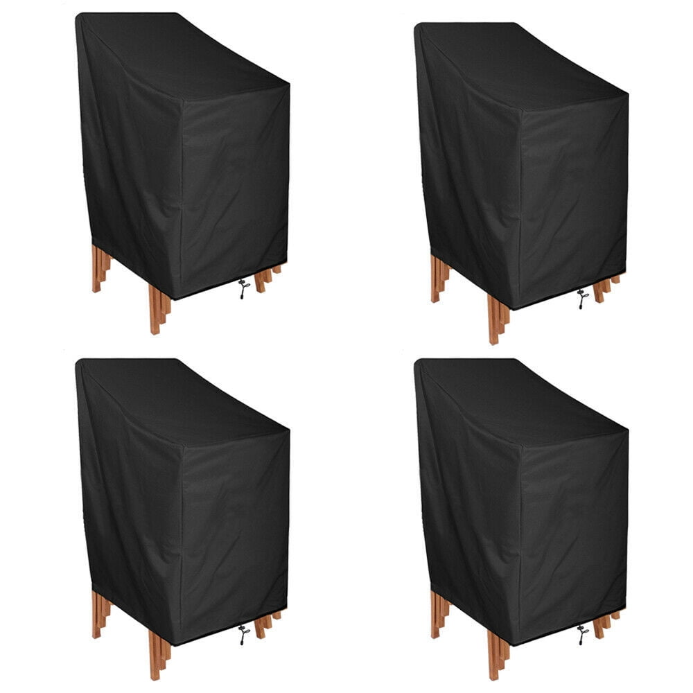 Set of 4 Patio Furniture Covers Outdoor Waterproof Chair Cover Heavy Duty