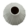 thumbnail image 4 of Bergamo Art Modern Onion Ceramic Vase in White, 4 of 4