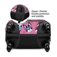 thumbnail image 4 of Kdxio Colorful Cute French Bulldog Pattern Luggage Cover for Travel,Elastic and Durable,Fits 18-32 Inch,-No luggage included, 4 of 8