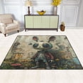 thumbnail image 3 of BZSMCE Vintage Area Rugs Mouse Robot Creative Area For Home, 3 of 7