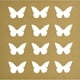 Au-delà de la Page MDF Papillons Silhouette Wall Art Cadre-12"X12", 2.5"X2" Découpes – image 1 sur 1