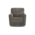 thumbnail image 2 of Signature Design by Ashley Herstow Charcoal Swivel Glider Accent Chair, 2 of 4