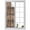 Brown, variant on Wooden Plank Window Privacy Film, Rustic Farmhouse Brown Black Barn Door Static Cling UV Sun Blocking Heat Control Window Tint Day and Night, Non-Adhesive One Way Windows Privacy Cover 29.5''x78.7''