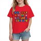 thumbnail image 1 of Tops de Manga Corta Linda con Impresión Gráfica para Niños Niños Y Niñas, Tela Suave Transpirable para la Temporada Escolar Y el Juego Informal, 1 of 9