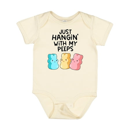 

Inktastic Easter Just Hangin with My Peeps! Gift Baby Boy or Baby Girl Bodysuit