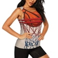 thumbnail image 2 of Disketp Basketball Shot Print Women's Workout Tank Top Sleeveless Gym Shirt Quick Dry Fitness Bodybuilding Sleeveless T Shirt-Small, 2 of 7