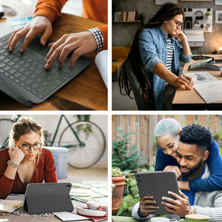 Logitech Combo Touch, Detachable iPad Keyboard Case (10th