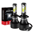 thumbnail image 1 of Kit De Faros Delanteros Bloosom  De 4 Lados Led Rayo Bajo Conector H7 Negro, 1 of 4