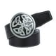 thumbnail image 4 of Cinturones de nudo celta Baoblaze para hombre de cuero PU negro, 4 of 4