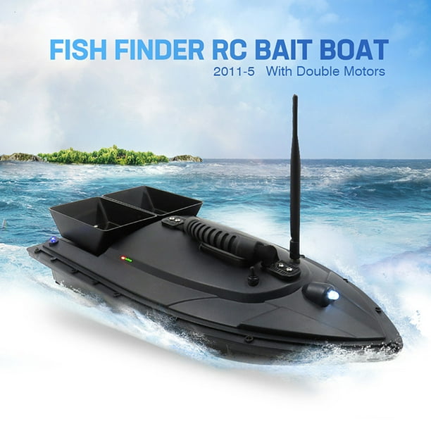 Remote Control Fishing Bait Boat Fish Finder 1.5kg Feed Delivery Loading  500m Remote Control Fishing Bait Boat RC Boat,5200mAh*1