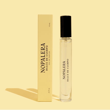 Nopalera Dulce de Cuerpo Eau de Parfum Travel Spray, Smoky Warm Gender Neutral Perfume with Copal, Vanilla, Sandalwood, Amber and Violet, Clean Fragrance, Free from Pthalates 10ml