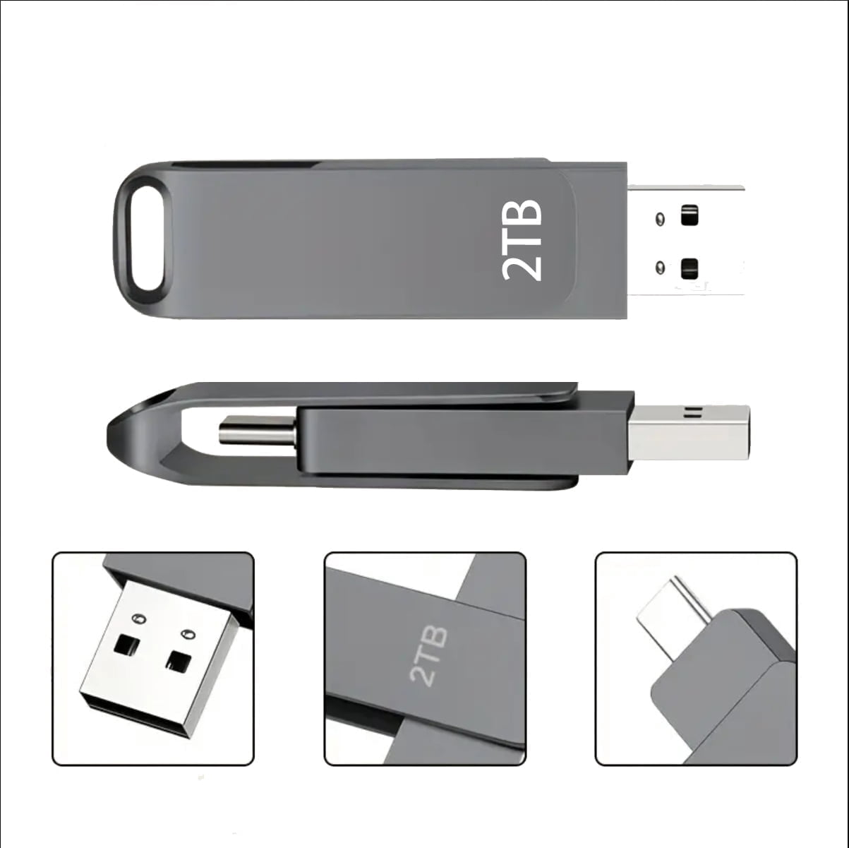 Gitaarvormige USB-stick 128 GB – Grappige Cartoon-geheugenstick, USB 2.0, Draagbaar Voor Pc, Laptop, Auto En Meer (zwart)
