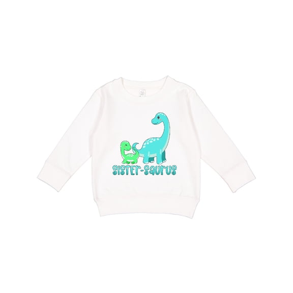 Inktastic Sister-saurus Cute Brontosaurus Family Toddler Sweatshirt