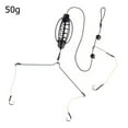 thumbnail image 2 of 1X Carp Fishing Feeder European Carp Fishing Cages Hook Rig Set Inline -Method Feeder Tackle -Nest Spring Hook Fishing Equipment, 2 of 9