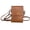 Tan Brown, variant on Vintage Leather Small Crossbody Cell Phone Purse Smartphone Wallet Bag for Women Adjustable Strap