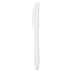 SOLO Cup Company Guildware Extra Heavyweight Plastic Knives White 100/Box GBX6KW0007BX