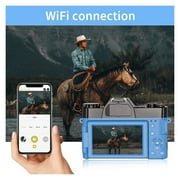 Photography Digital Camera Flip Screen Camcorder Wide Macro Lens AF Video Cameras Time Lapse