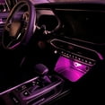 thumbnail image 3 of Colorful  Portable Plug Play USB Ambient Light Car Atmosphere Lamps Auto Interior Light Ambiance Lamp YELLOW, 3 of 8