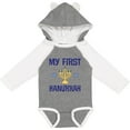 thumbnail image 3 of Inktastic My First Hanukkah Celebration Boys or Girls Long Sleeve Baby Bodysuit, 3 of 5