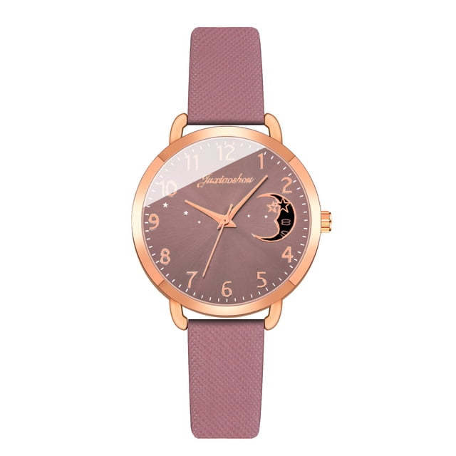 Xihbxyly Ofertas por tiempo limitado hoy Relojes de moda para damas Relojes Relojes de cuero Vestidos casuales Muñecas Joyas de cristal
