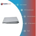thumbnail image 6 of Tarps Now 12 Mil Waterproof Poly Tarps, (30' x 30'), 6oz Multipurpose Tarpaulin Cover- Silver, 6 of 8