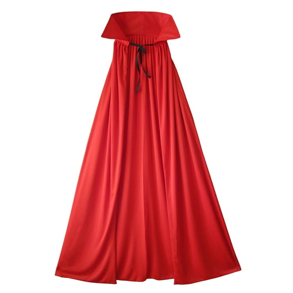 SeasonsTrading 54" Fully Lined Deluxe Red Cape Costume Accessory