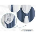 thumbnail image 6 of NICETOWN Blackout Curtains for Living Room, Grommet Room Darkening Ruffle Cute Thermal Insulated Drapes for Kid Room, W52 x L90, Set of 2, Blue Haze, 6 of 7