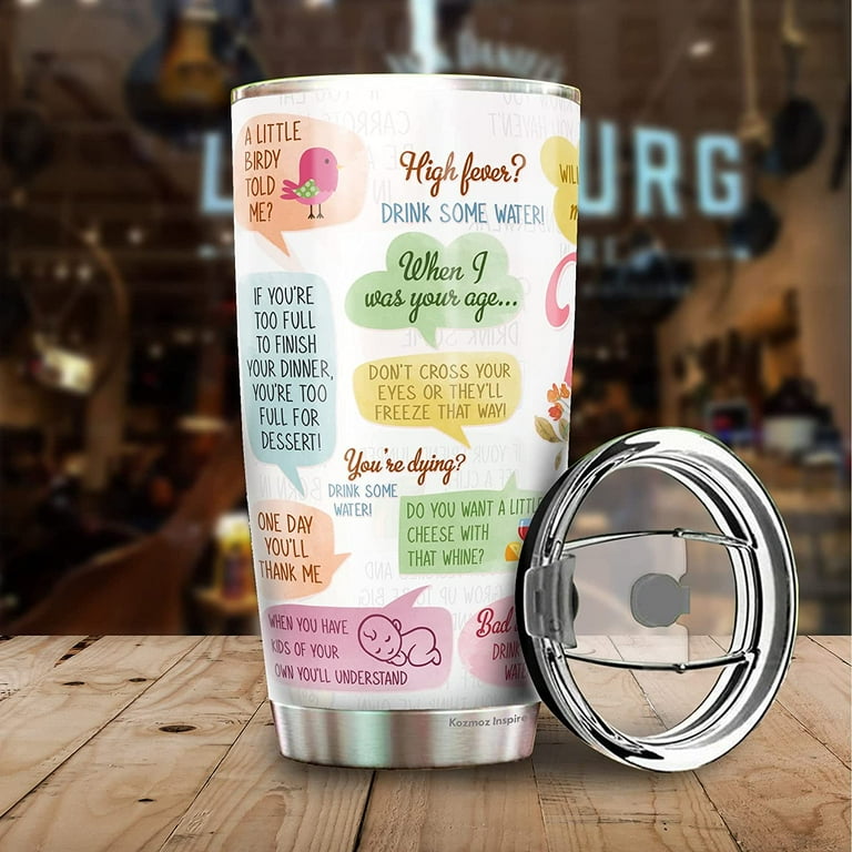Mom Wisdom Supply Tumbler - Mom, Mommy, Mother Tumbler - Mothers Day  Tumblers - Birthday Gift For Mom From Daughter, Son, Kids - Best Gift Idea  For Women on Mother''s Day -
