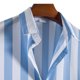 thumbnail image 2 of Camisas de Manga Larga para Hombres Moda Casual Impresión Cuello de Vuelta Blusa Transpirable para Diario Y de Negocios, 2 of 5