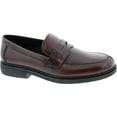thumbnail image 1 of Men's Drew Essex Penny Loafer Burgundy Leather 8 6E, 1 of 2
