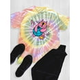 thumbnail image 3 of Cat W Globe Rave Style Tie Dye Spiral Men -Image by Shutterstock, Male Medium, 3 of 4