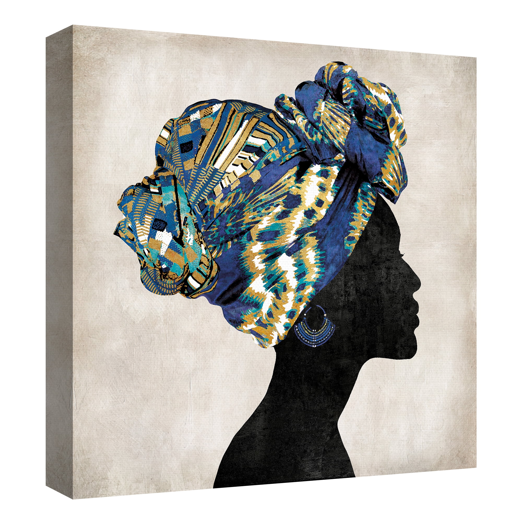 Gele I by Mark Chandon African American Woman Canvas Art