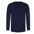 thumbnail image 7 of Juslio Women Sweaters Pullovers Tops for Women Solid V Neck Long Sleeve Knit Dark Blue, 7 of 7