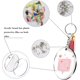 thumbnail image 4 of 200 piezas de discos acrílicos transparentes y anillos para llaveros, llaveros acrílicos transparentes en blanco y colgantes de borlas para hacer llaveros y proyectos de bricolaje - DKSFJKL, 4 of 4