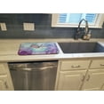 thumbnail image 3 of Elephant Bathing Watercolor Dish Drying Mat, 3 of 7