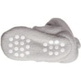thumbnail image 6 of Luvable Friends Baby and Toddler Cozy Fleece Booties, Gray, 6-12 Months, 6 of 11