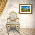 thumbnail image 3 of Jaynes Gallery 14x11 Gold Ornate Wood Framed with Double Matting Museum Art Print Titled - Canada-Quebec-St-Bruno-de-Guigues Covered bridge over river, 3 of 4